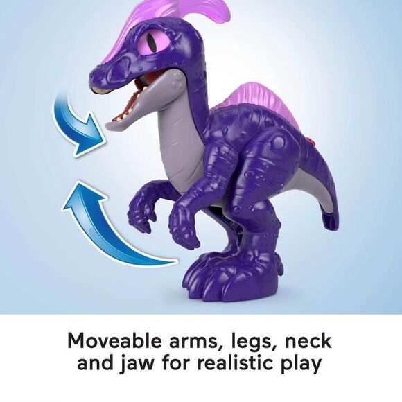 NEW Fisher-Price Light-Up & Sound Jurassic World Parasaurolophus XL Dinosaur - Picture 4 of 4